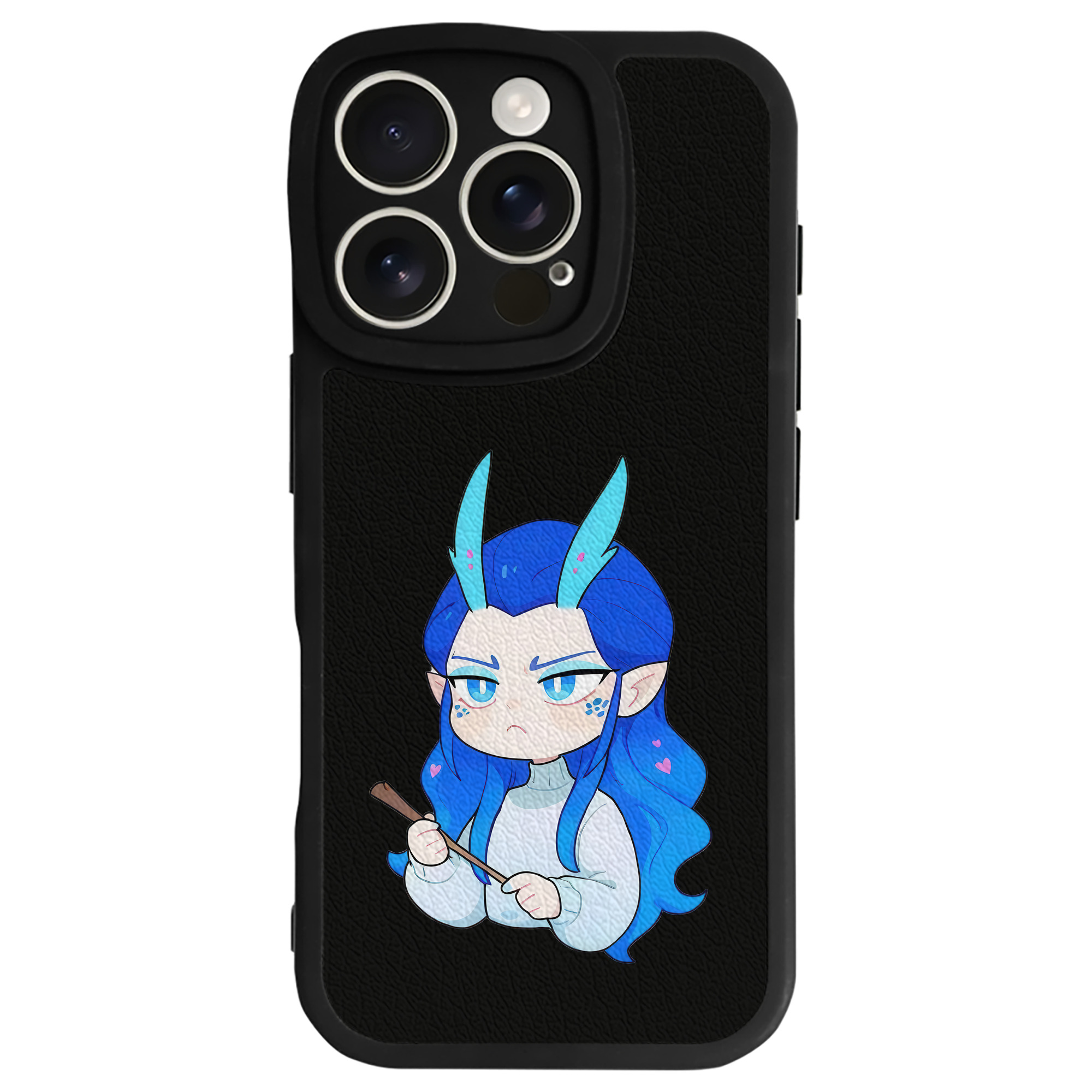 （画像用） Ne Zha 2 ナタ 魔童の大暴れ 【iPhone 16シリーズ対応】シリコンスマホケース（レザー調） 材質：シリコン